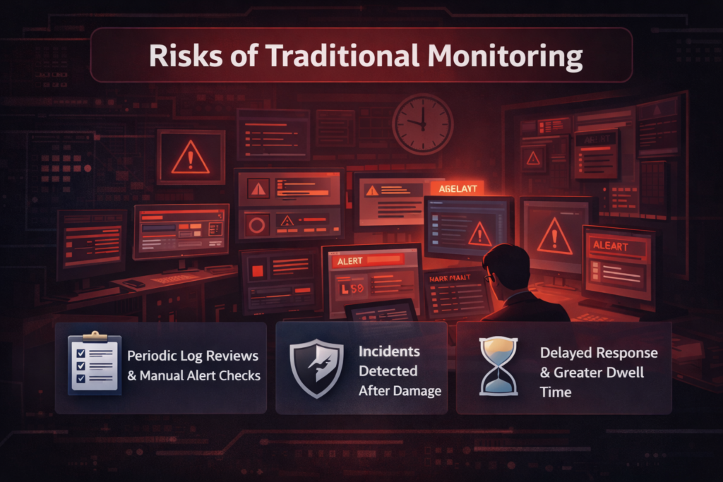risk of traditional monitoring
